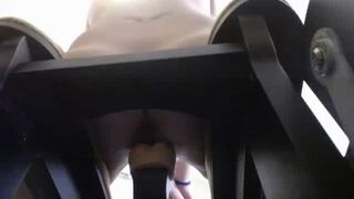 Hot Webcam Girl Rides Dildo Chair