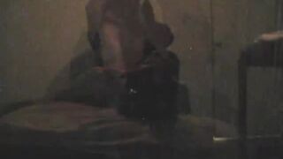 Interracial amateur couple fucks in front of their webcam