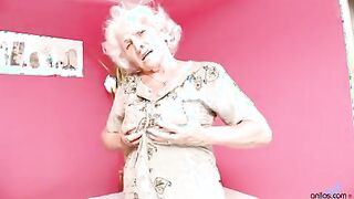 Classy granny Betty give this young thick cock of a stud best blowjob of his life then fucks him hard