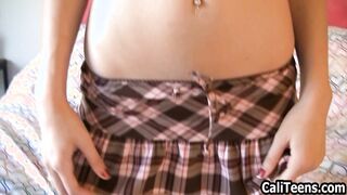 Schoolgirl Finger fuck