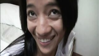 Slutty Filipina babe Ellah enjoys quick sex with foreigner in sleazy hotel