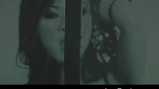 Naked Asa Akira masturbating