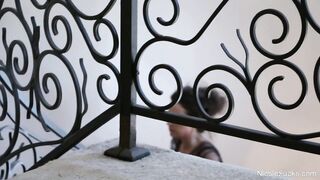 Nicole Aniston white lingerie