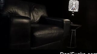 student babe Dani Daniels has a hairy pussy