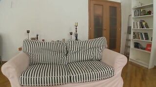 Hot blonde chick enjoys the cock in both holes