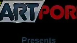 Delicious blonde gets anal sex during art xxx action