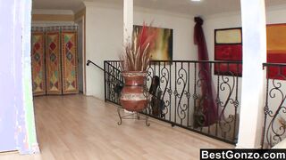 Ashleigh Madisin's Tattooed Tits Bounce While Fucking