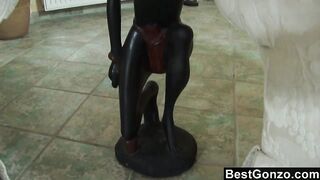 Mature Lindsay goes wild over young stud's throbbing cock