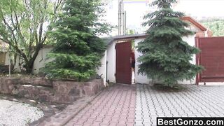 Kathia and Bianca gang-up on a throbbing cock