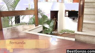 Fernanda wants Lopan's massive cock up her ass