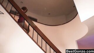 Fiery redhead wants the black boy's giant dick