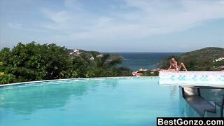 Deep ass fucking in a beautiful setting