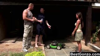 Hot Asian adores getting both holes stretched