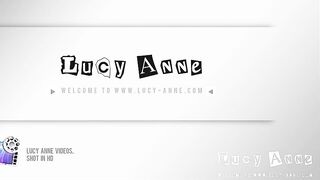 Lucy Anne teasing by the pool