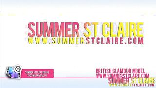 Summer strips from her plaid shirt down by the old car.