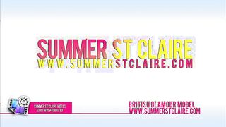 Summer in black & white lingerie