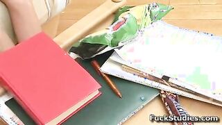 Teen gets butt fucked