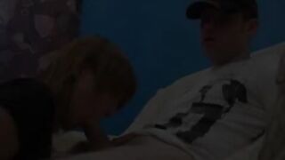 Blowjob with acrobatic nymph