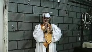 Hot Angelina restrained