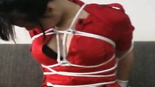 Asian amateur babe in bondage