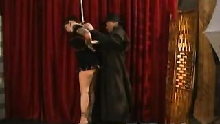 Tattooed Krissy spanked