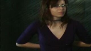 Sweet Cecilia is one of the nerdy slaves