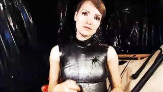 Latex Fingers vs Nyloned Legs