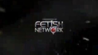 girl in skirt spreads her legs showing black panties