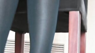 Teasing Carmen In Sexy Sheer Pantyhose