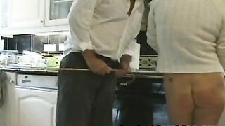 Ditzy Blonde Spanked