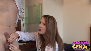 Cum In Doctor's Hand