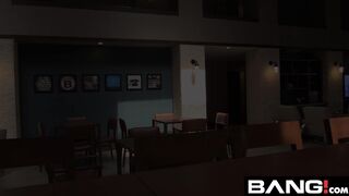 girl with bald pussy fucked on her bed