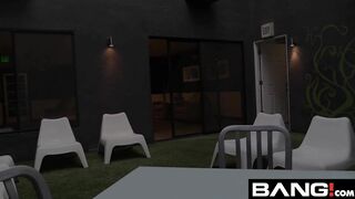 April Brookes uses vibrator to orgasm during sex