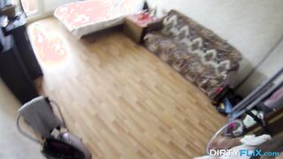 Teeny wants to feel this dick in her bald pussy