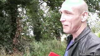 Curly BBW got pounded raw