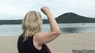 Outdoor cock craving mature