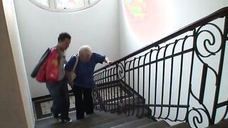 Hard ride for mature slut