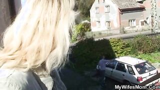 Chubby mature wants cock outside