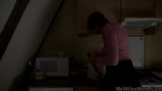 Unapologetic mom-in-law takes cock