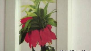 Bent over the couch for rough sex