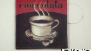 Wrecking a cunt with his big cock