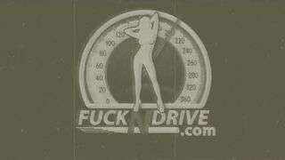 teen girl rubs her bald pussy on a motorbike