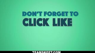 Ripped pantyhose teen pussy is fucked